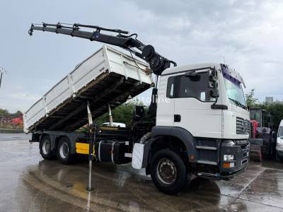 MAN TGA 26.430. 6x4. Kipper Kran HIAB 166 mit Funk. Klima